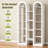 Beetner 6-tier Double Cube Bookcase, 74.8H X 47"W Tall Arched Bookshelf, Standard Bookcase-140568540