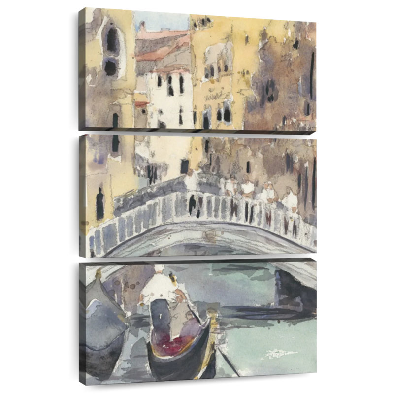 Masam Along The Venice Canal, 45" H x 28" W