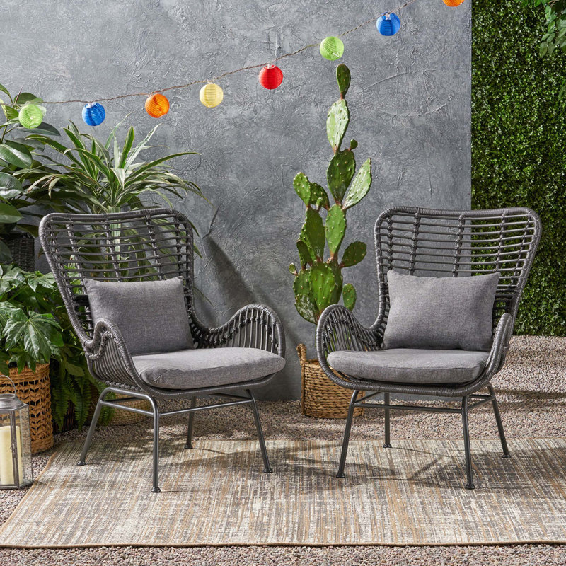 Fauteuil d'appoint basique, Gris, Gris
