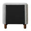 Table de chevet 2 tiroirs Grey Boucle