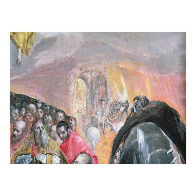 «The Adoration of the Nom of Jesus» par El Greco - Estampe numérique, H 16 po x l 20 po