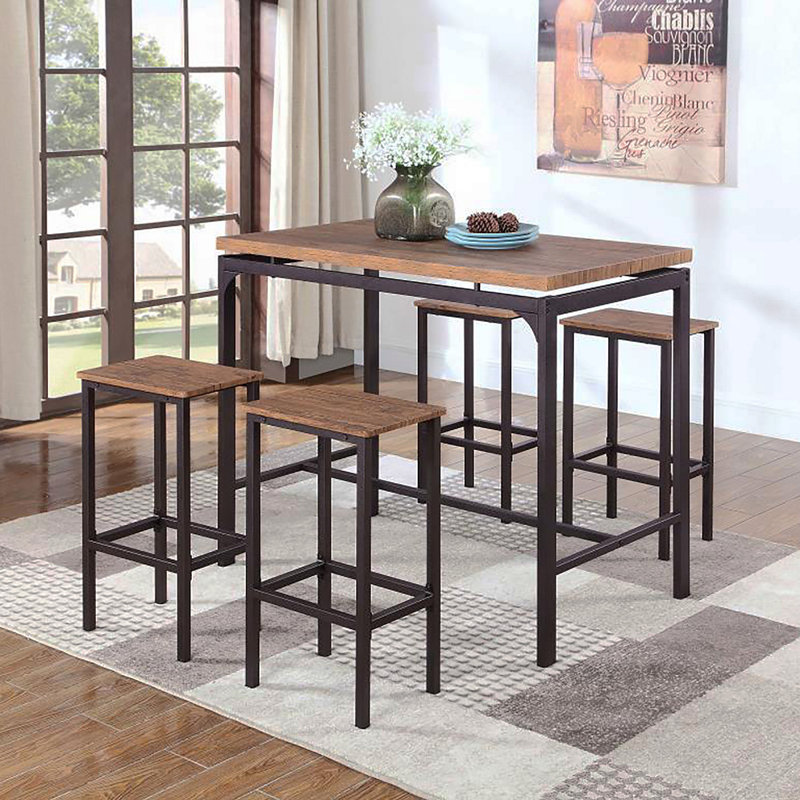 Paez 4 - Person Four Leg Base Dining Set