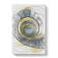 Yellow Spiral Staircase in Abstract - Wrapped Canvas-55303705