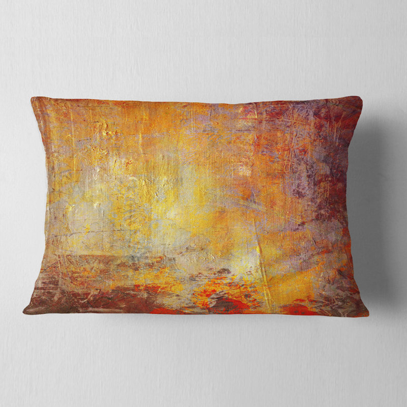 Coussin lombaire abstrait