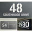 Plaque d'adresse sur 1 ligne-88172641