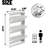 White 3 Tier Shoe Cabinet