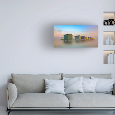 Bolog Boterman Patrick Beach Huts Canvas Art