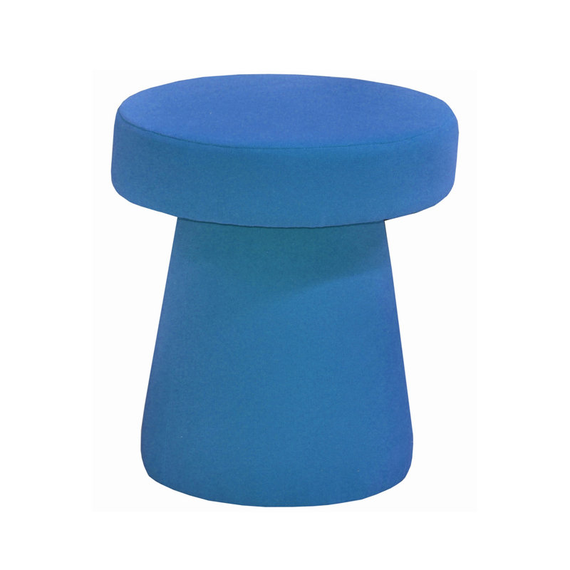 Solid + Manufactured Wood Accent Stool, Blue