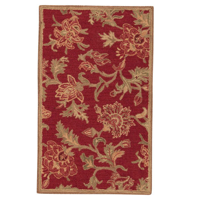 Hand Knotted Floral Area Rug