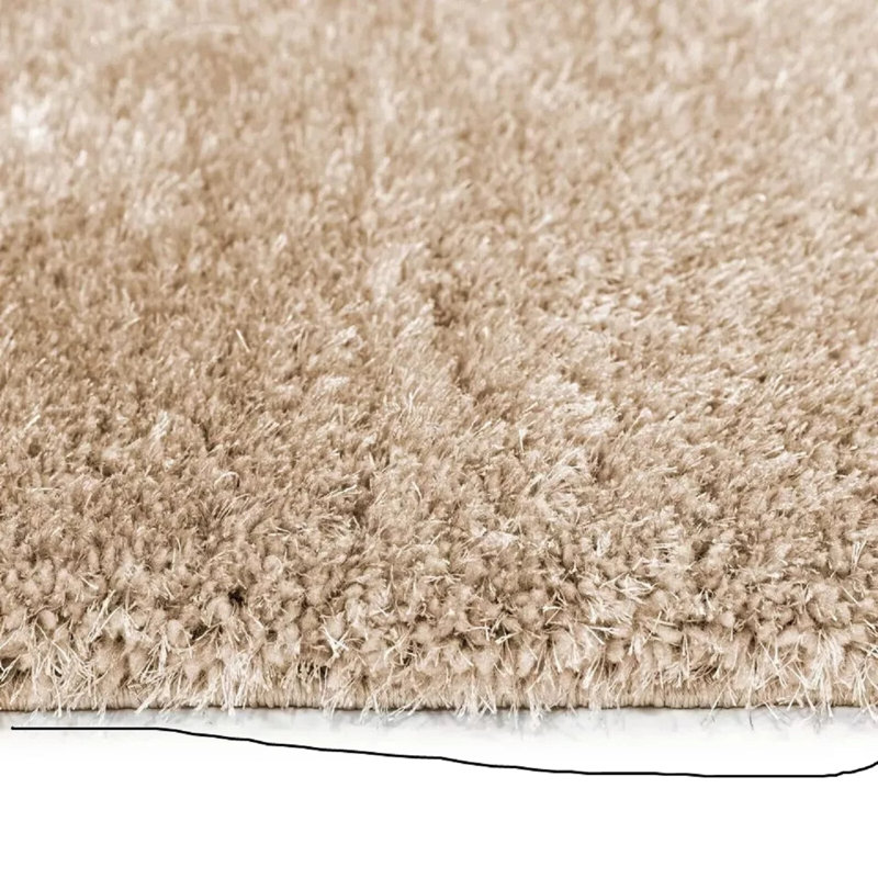 Solid Colour Shag Area Rug, Rectangle 60 x 110cm