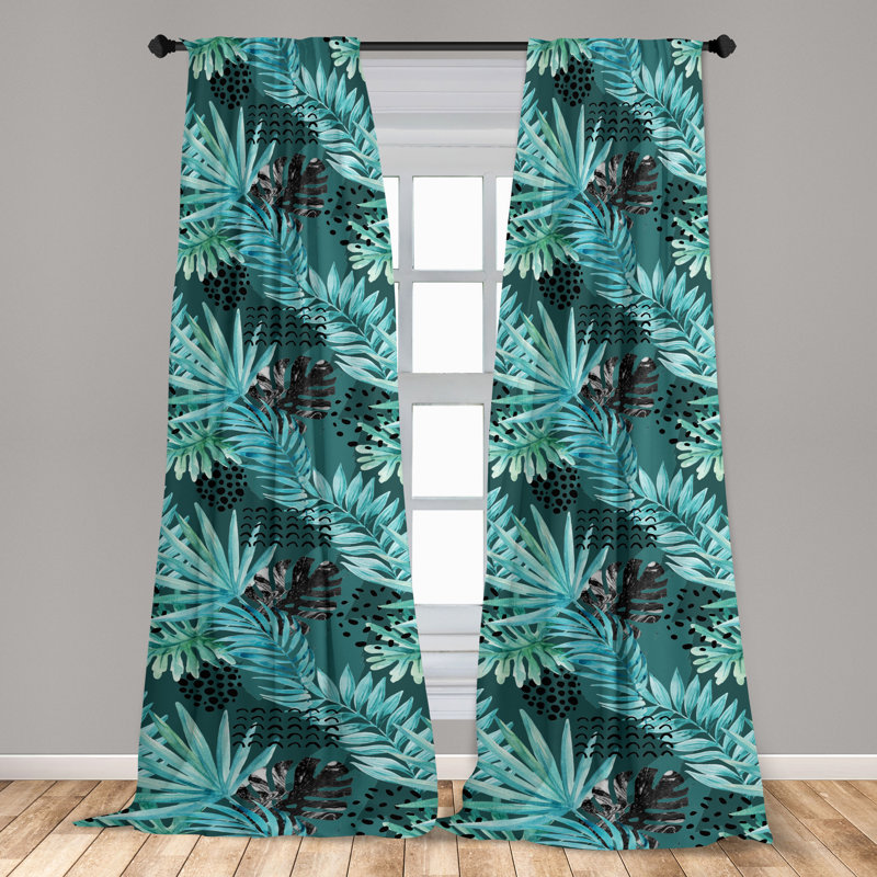 Semi Sheer Curtain Pair, 28" W x 84" L