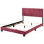 Lit double en cerisier pour espaces modernes
