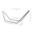 Support pour hamac portable en acier Haines - noir