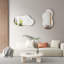 Asymmetrical Metal Wall Mirror-640007386-640007390
