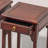 Solid Wood Table with Drawer and Lattice Storage