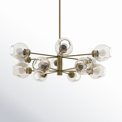 Anastasia 12 - Light Metal Dimmable Sputnik Chandelier
