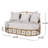 Patio Furniture  Outdoor Daybed With Wicker Rattan, 60" Wide Outdoor Wicker Patio Daybed With Cushions For Lawn Garden Backyard Pool