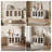 2-piece Low Display Cabinet Set With Doors, White-1759977302