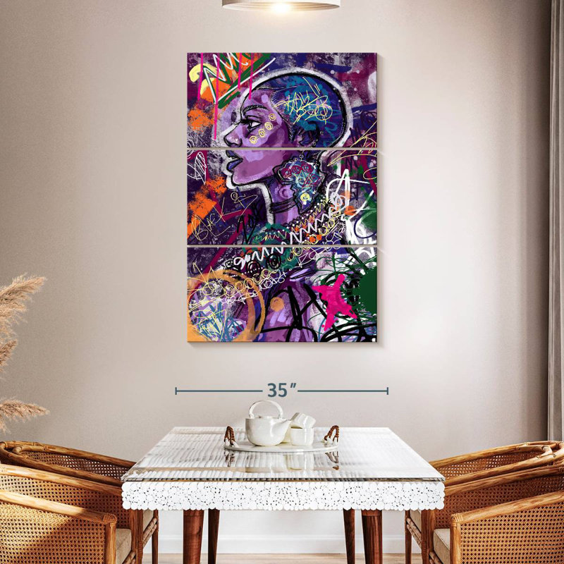 Leisha Black Is Love, 50" H x 32" W
