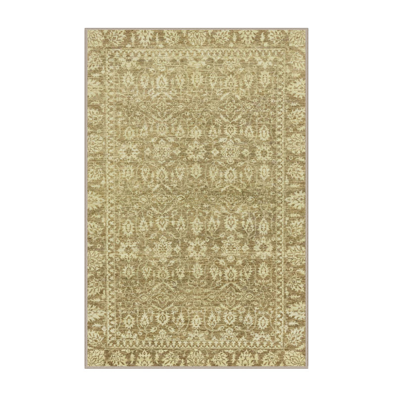 Tapis décoratif multicolore à motif abstrait, Rectangle 7 pi x 10 pi