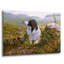 Art mural en verre rouge «Thoughtful Border Collie» par John Silver, Red Barrel Studio®-1902005095