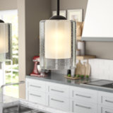 Luminaire suspendu cylindrique simple à 1 lumière Saver