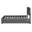 Lit plateforme tapissier avec 2 tiroirs et 1 lit gigogne simple, tête de lit classique pour les chambres élégantes et peu encombrantes-1448579520-1448579521