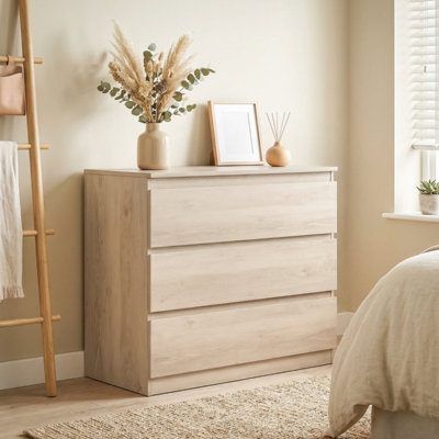 80 cm W Chest of 3 Drawers