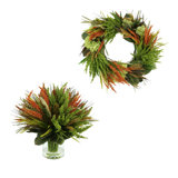 Assorted Heather Fall and Floral Arrangement
