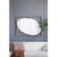 Miroir coquelicot 30x1x40 "avec cadre en métal doré
