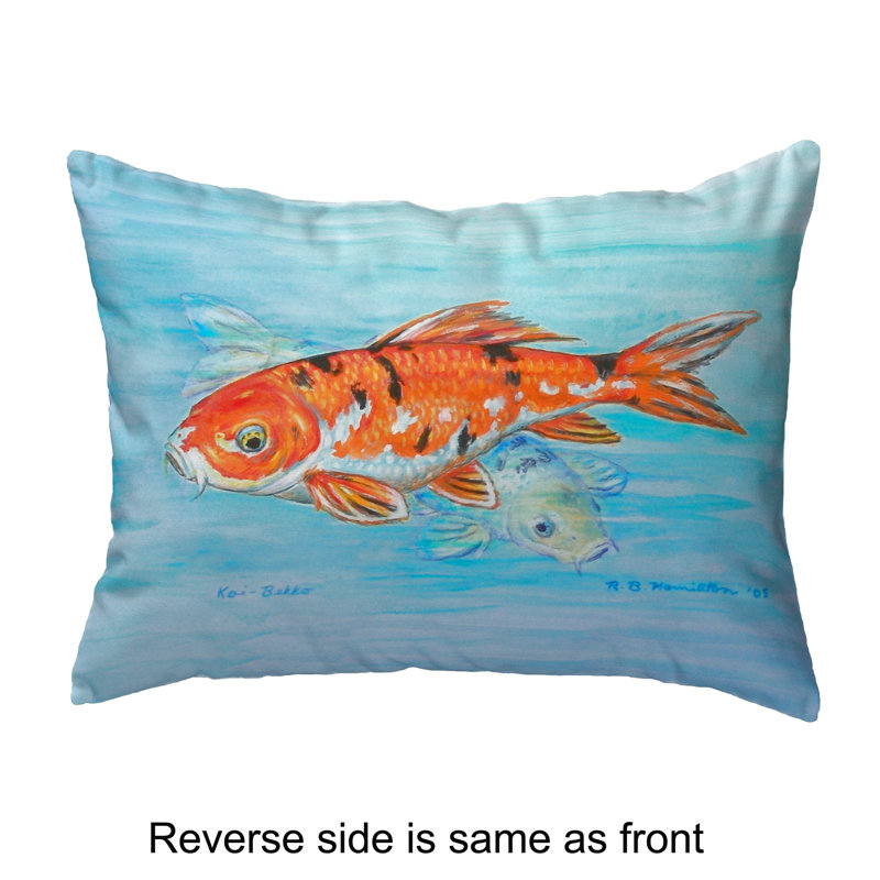 Outdoor Reversible Throw Pillow