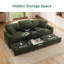 Canapé-lit modulaire Brunella Corduroy-592591231