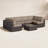 Lauderman Fully Assembled 4 - Person Seating Group with Sunbrella Cushions-263358956