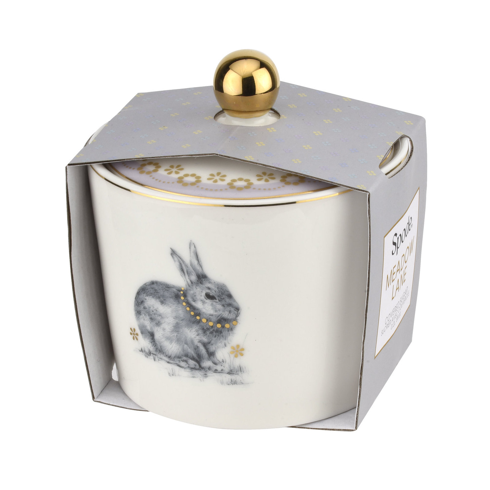 Spode Meadow Lane Sugar Bowl with Lid