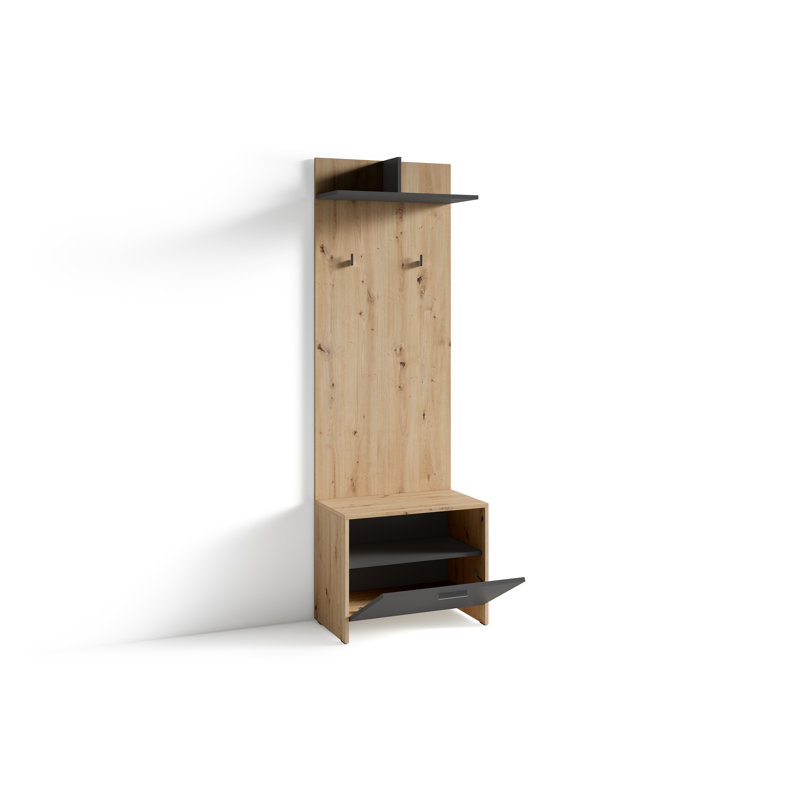 Quimby Storage Bench, Light Brown