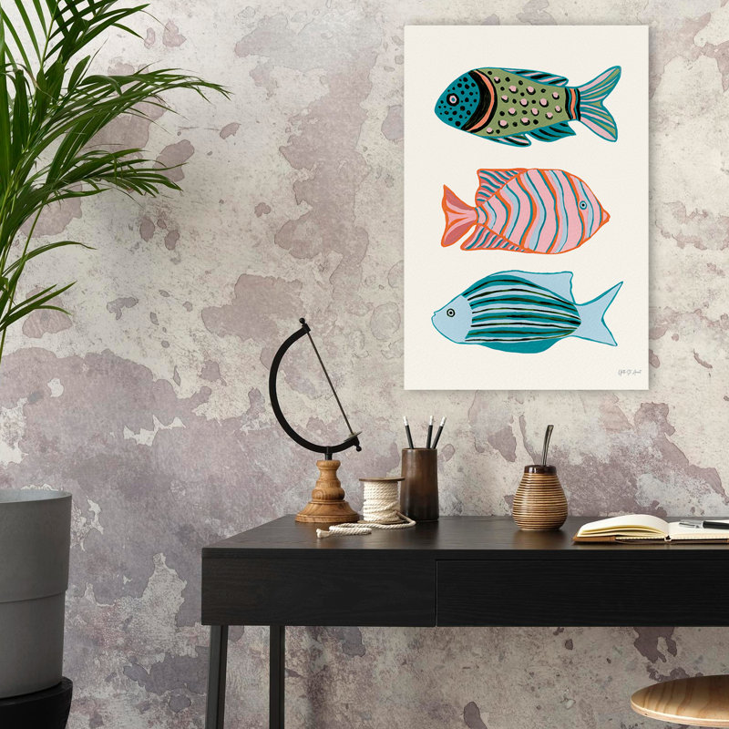Beachy and Nautical Tropical Fish I, H 24 po x l 16 po