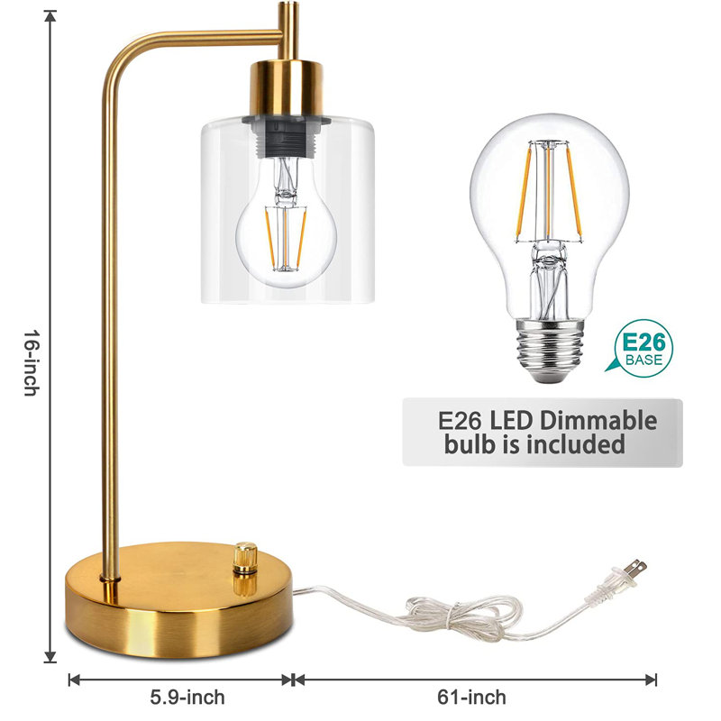 Twayne Metal Desk Lamp