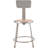Heavy Duty Steel Stool With Backrest-7207898