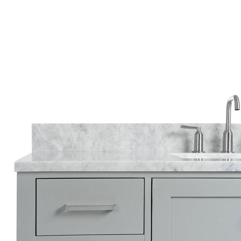 Ensemble de meuble-lavabo simple 55 po Flynt, Gris