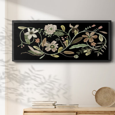 Fleurs pressées II - toile encadrée