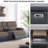 77" Dual Power Recliner Sofa - Wireless Charging, LED Lighting, USB Ports & Storage-875762265-875762264