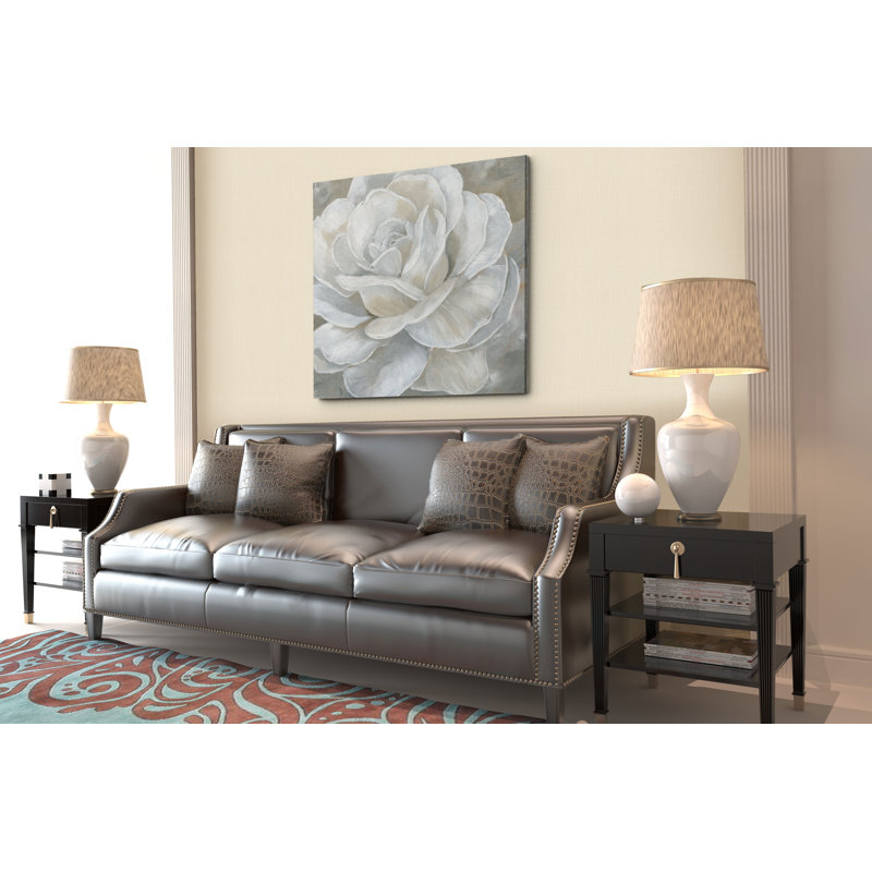 Arminas " Bombshell Bloom II ", 24" H x 24" W, Wrapped Canvas, No Frame