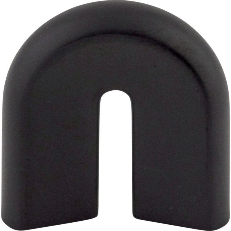Crescent 1 1/4" Center to Center Bar pull, Black, 3/4" Center to Center