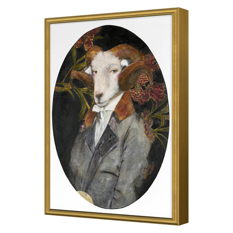 Leonard, 18" H x 12" W, Gold