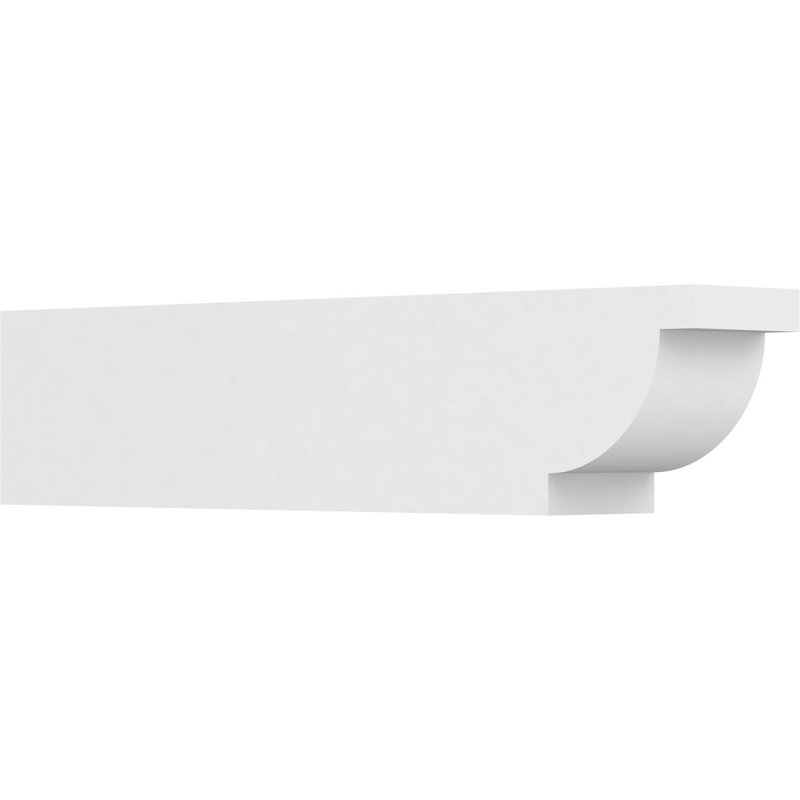 6"W x 8"H x 36"L Standard Alpine Architectural Grade PVC Rafter Tail, 8"H x 6"W x 36"D