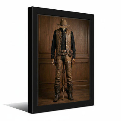 cowboy Cowboy Outfit Leather Vest Hat Boots