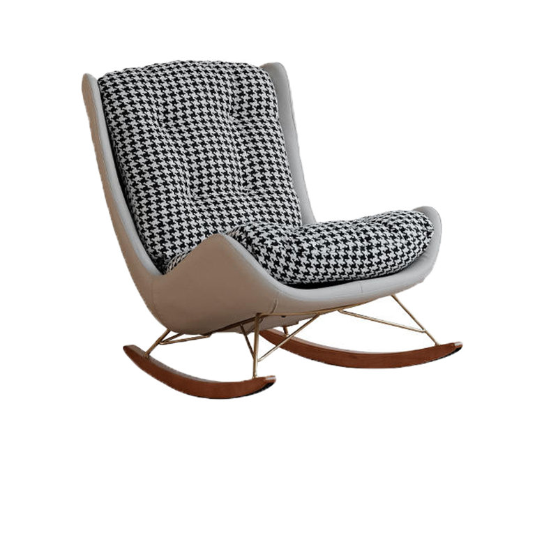 Chaise berçante confortable avec design ergonomique