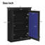 Armoire à pharmacie murale avec miroir ajustable l 20 po x H 27,8 po - Noir