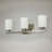 3-Light Dimmable Chrome Vanity Lighting