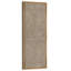Motif subtil de damassé rétro floral beige rétro, reproduction d'art sur toile encadrée-114290256-121544324